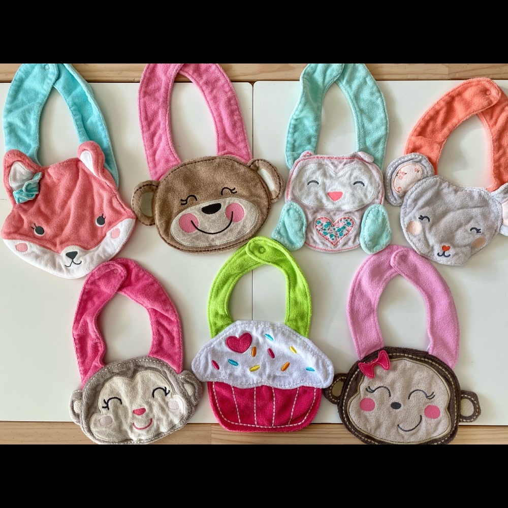 Carter’s terry bibs
